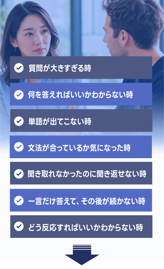 沈黙する瞬間のパターン